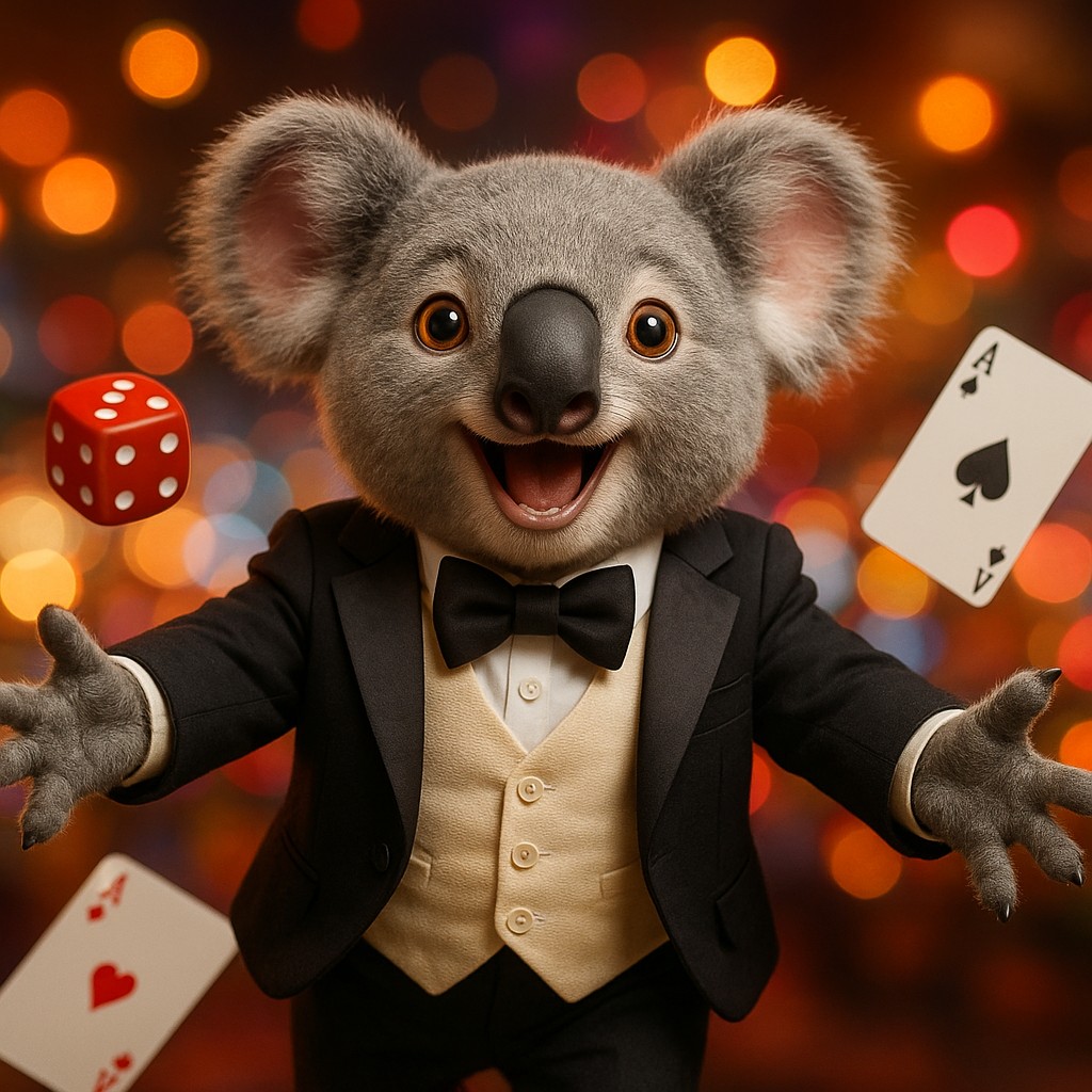 সোনালি আলো ও তাস-ডাইসের মাঝে উচ্ছ্বাসিত একটি চরিত্র (L44)