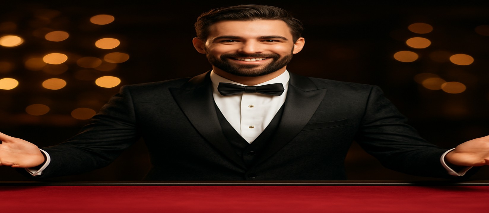 আত্মবিশ্বাসী লাইভ গেমিং প্ল্যাটফর্মের প্রতিনিধি খেলোয়াড়দের স্বাগত জানাচ্ছেন